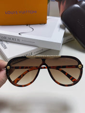 BLACKWOOD SUNGLASSES 567460 IN HAVANA ACETATE GOLD METAL