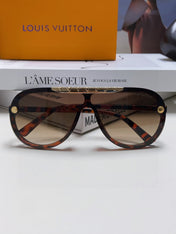 BLACKWOOD SUNGLASSES 567460 IN HAVANA ACETATE GOLD METAL