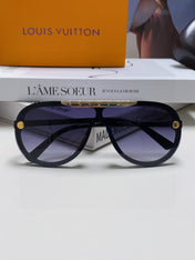 BLACKWOOD SUNGLASSES 567461 IN BLACK ACETATE GOLD METAL