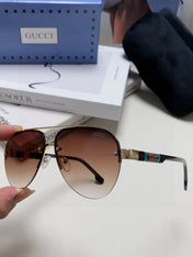 AVIATOR FRAME SUNGLASSES 570223 IN METAL