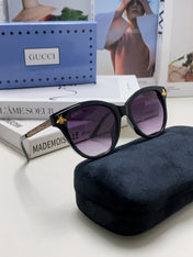 BEE EMBELLISHED BUTTERFLY FRAME SUNGLASSES 570242 IN ACETATE