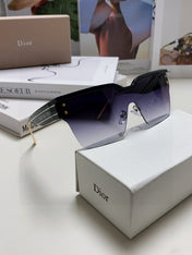 OBLIQUE SUNGLASS 571601 IN BLACK METAL