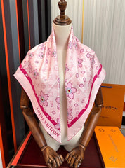 LV SCARF 90 CM IN SILK 723122