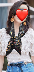 LV SCARF 90 CM IN SILK 730541