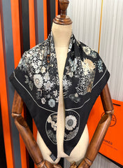 HERMES 25S SCARF 90 IN SILK 735731
