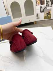 COLLAPSE SNEAKERS IN BURGUNDY RED SUEDE AND NYLON