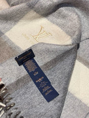 SCARF 180 CM IN DOVE GRAY MIX WHITE CASHMERE 399873