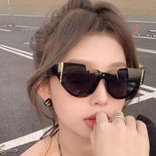CAT-EYE FRAME SUNGLASSES G82036 IN ACETATE