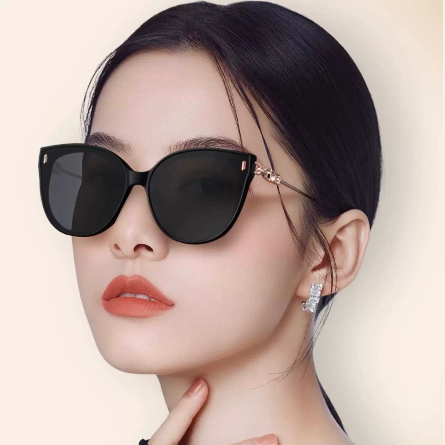 ROUND FRAME SUNGLASSES G9907 IN METAL AND ACETATE