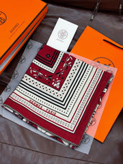 HERMES 25S SCARF 140 IN CASHMERE SILK 727317