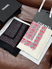 CHANEL 25S SCARF 200 IN CASHMERE 728978