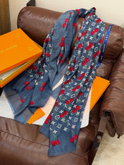 LV SCARF 200 CM IN CASHMERE 728982