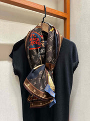 LV SCARF 140 CM IN SILK 732100
