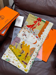 HERMES 25S SCARF 140 IN SILK 733913