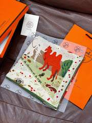 HERMES 25S SCARF 140 IN SILK 733914