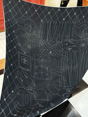 CHANEL 25S SCARF 140 IN SILK 735800