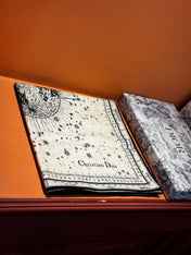 DIOR SCARF 140 CM IN SILK-CASHMERE BLEND 735817