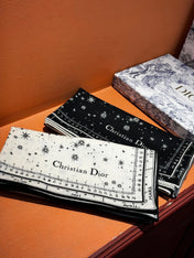 DIOR SCARF 140 CM IN SILK-CASHMERE BLEND 735817