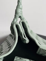 BV Small Parachute 21 Seafoam Lambskin Ghw