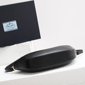 DUMPLING BAG 30 IN BLACK CALFSKIN