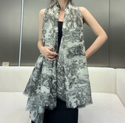 DIOR 26S SCARF 180CM IN CASHMERE 313225