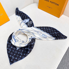 LV SCARF 90 CM IN SILK 737305