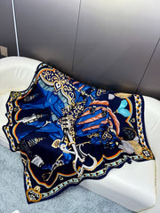 HERMES 25S SCARF 135 IN CASHMERE SILK 730650