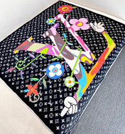 LV SCARF 90 CM IN SILK 721521