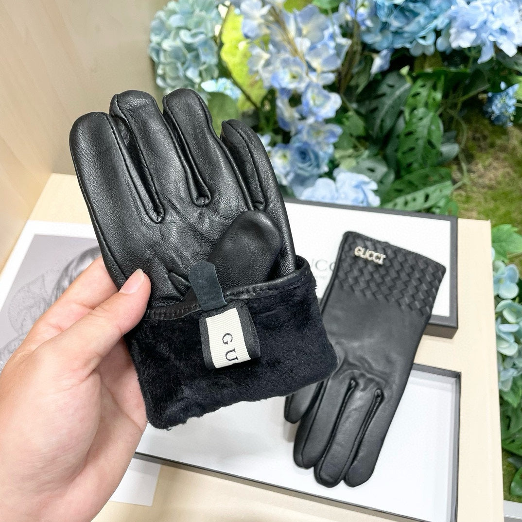 GLOVES IN BLACK SHEEPSKIN 456295