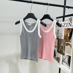 CHANEL SHORT-SLEEVE KNIT SWEATER 259270