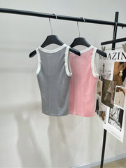 CHANEL SHORT-SLEEVE KNIT SWEATER 259270