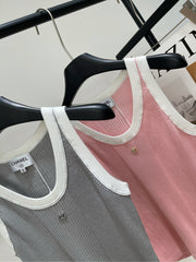 CHANEL SLEEVELESS KNIT TOP 259262