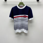 GUCCI SHORT-SLEEVE KNIT TOP 253100