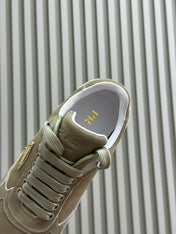 PRA TRAIL FADED SUEDE SNEAKERS LIGHT BROWN