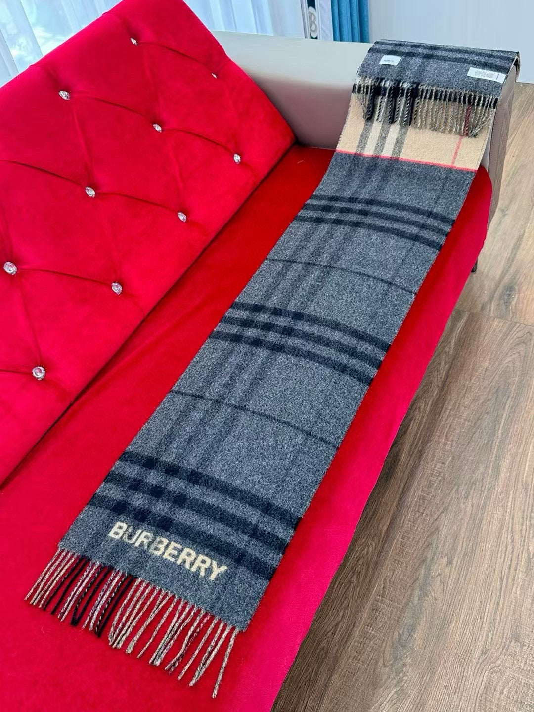 BBR SCARF 168 CM IN CASHMERE 540608