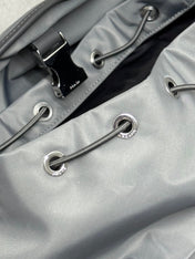 TRIANGLE LOGO BACKPACK 42 IN RHINO GRAY RE-NYLON