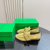 ASTAIRE LOAFER IN OLIVE GREEN SUEDE