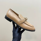 ASTAIRE LOAFER IN LIGHT BROWN CALFSKIN