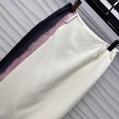 DIOR PRINTED STRAIGHT SKIRT 272228