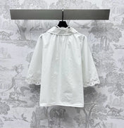 GUCCI 25S EMBROIDERED LONG SLEEVE SHIRT 264651
