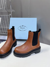 PRA CHELSEA BOOTS CARAMEL CALFSKIN