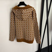 HERMES 25S REVERSIBLE CASHMERE SWEATER JACKET 114