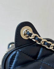 CHANEL CAMERA BAG 23 IN CONGO BLACK SHINY CALFSKIN