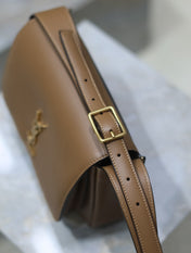 YSL 25S NIKI BABY 22 IN BROWN CALFSKIN GOLD HARDWRE