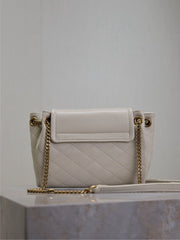 MINI NOLITA BAG 18 IN WHITE LAMBSKIN COPPER HARDWARE