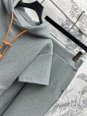 Loewe 25 Sweatshirt Suit Gray Cotton