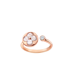 SUN 1 DIAMOND PINK MOP RING