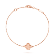 CLOVER PINK GOLD BRACELET