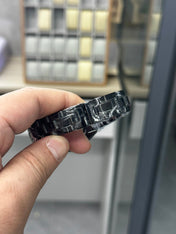 J12 33MM DIAMOND BEZEN BLACK CERAMIC STEEL