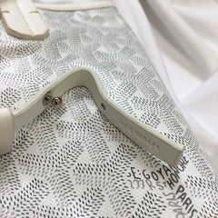 MINI HOBO BOHEME 38CM WHITE CANVAS